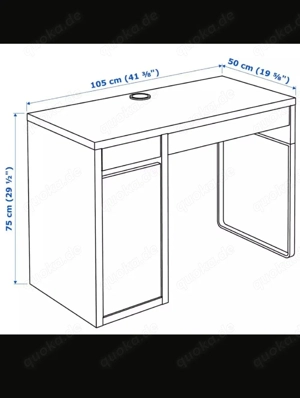 ikea Schreibtisch  Bild 2