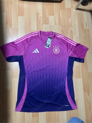DFB Deutschland Trikot Adidas XL lila-blau Farbverlauf