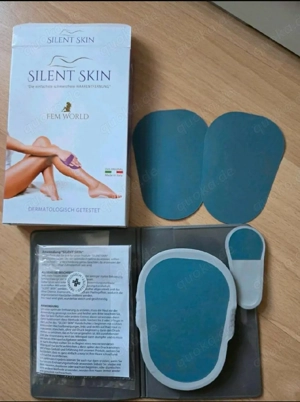 NEU OVP verpackt Silent Skin + 2 Extra Kristallpad Haarentfernung schmerzfrei