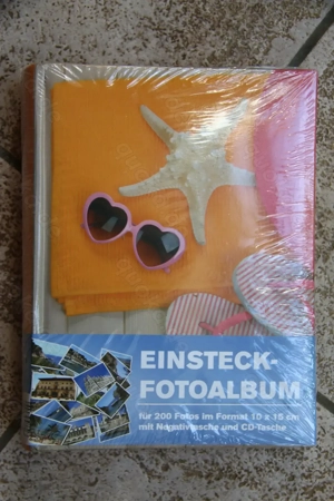 NEUWERTIG! OVP! Einsteck-Fotoalbum für 200 Fotos