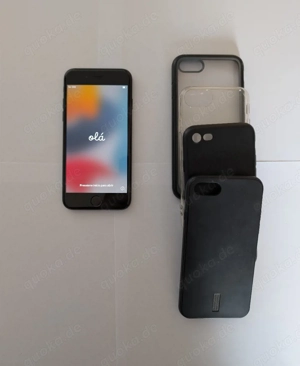 iPhone 7 Schwarz 128GB - Akku 72% - Top Zustand