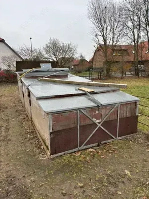 Ferkelhütte Schwenehütte Outdoorhütte Ziegenstall Schaafstall 