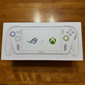 Neue Xbox  ASUS ROG Ally X mit seinem Zubehör 