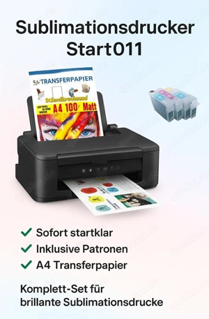 Sublimationsdrucker Start011   Alles drin um Loszulegen - über 12.000 Stück bereits verkauft! Bild 2
