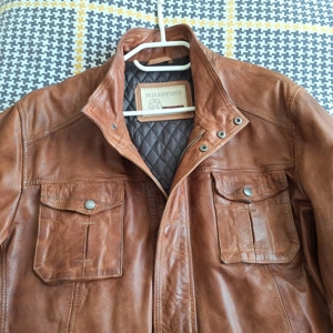 1 Herren Lederjacken Braun Gr 56 und 1 Trachtenjacke Gr 58 Braun Weiches Leder