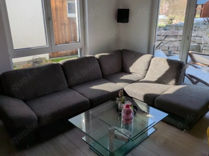 Couch Ecksofa mit Bettfunktion und Stauraum günstig 