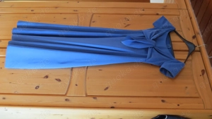 langes hellblaues, festliches Konfirmationskleid Bild 2
