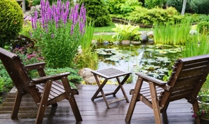 Ich suche einen kleinen Garten.