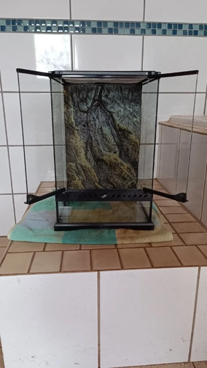 Exo Terra Glasterrarium 30x30x45cm Geckos Reptil 