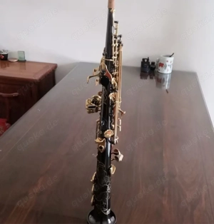 Vigorea Sopran Saxophon Schwarz Gold mit koffer