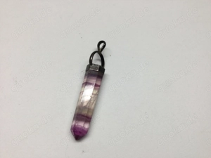 Fluorid-Kristall Anhänger mit 925er Silber Öse