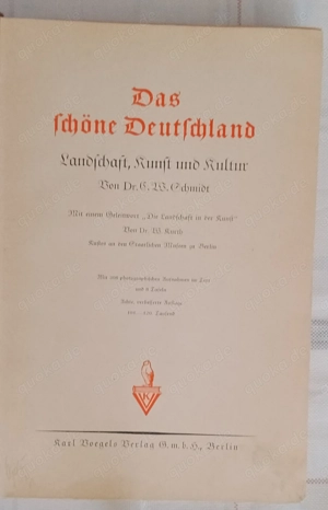 Dr. G.W.Schmidt - Das schöne Deutschland, Landschaft, Kunst und Kultur Bild 3