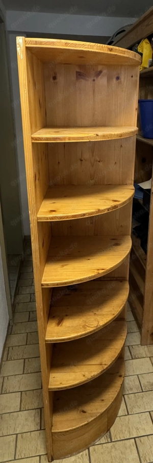 Eckregal Kiefernholz