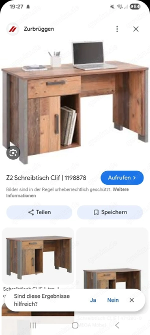 Schreibtisch Clif