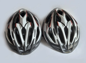 2 Fahrradhelme SPORTIVO weiß-schwarz Unisize u.XXL 2009 trennb. OVP gebraucht