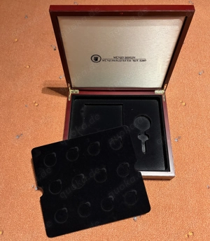 Mehrere Münzschatullen, Einleger, Münz-Tableaus Bild 3