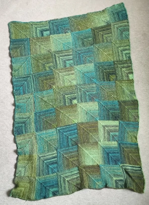 Fr  Schulz-Decke, gestrickt