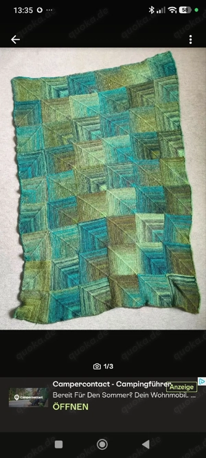 Fr  Schulz-Decke, gestrickt Bild 2