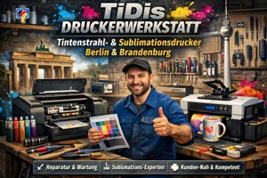 Druckerwerkstatt für verstopfte Sublimations- und DTF Drucker