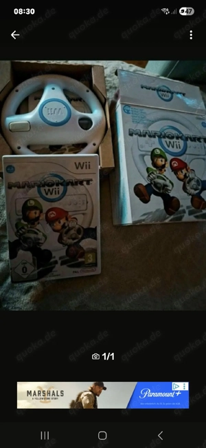 Nintendo wii Mario kart Box 
