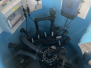 Technik Schacht pool sandfilter salz elektrolyse und uv