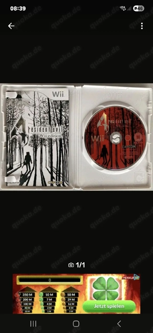 Resident evil 4 Nintendo wii Spiel 