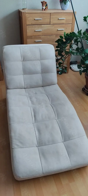 Sofaliege Velouroptik