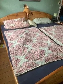 Massives Kiefernholzbett 2*2 Meter