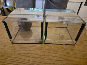 terrarium, terrarien glas Falltür 