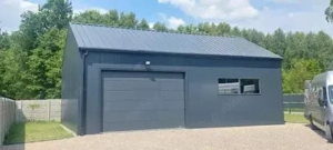 Isolierte Fertiggaragen aus Sandwichplatten Fertiggarage nach Maß MARSGARAGE 8x7