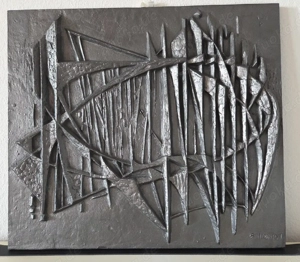 F.Loriot,Les Voiliers,SELTEN,Kaminplatte Wandskulptur Bild