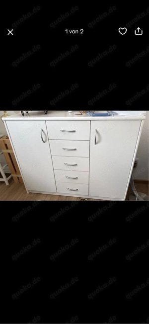 Weiße Kommode 