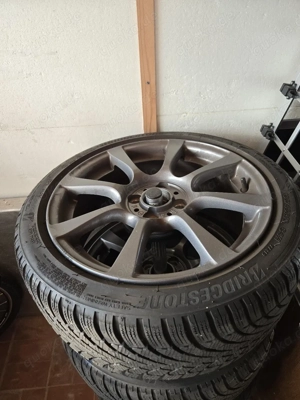 Winterreifen, auf Alufelgen,Fiat Abarth, guter Zustand 