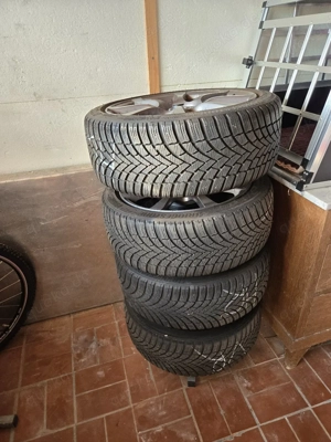  Winterreifen mit Alufelgen für Fiat Abarth ,Top! Bild 3