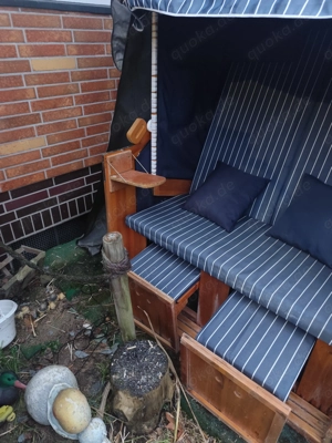 Schöner Strandkorb wie neu 