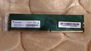 Adata Arbeitsspeicher 8GB DDR4 Ram PC4-2666V