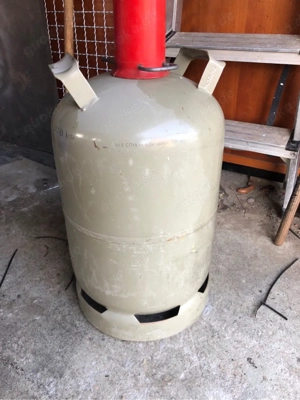 11 Kg Gasflasche ( Eigentumsflasche ) für Camping oder Garten Bild 2