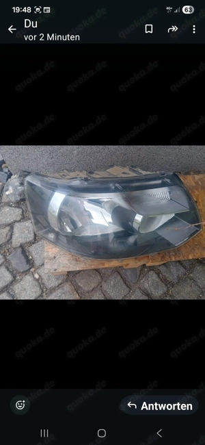 Vw t5 scheinwerfer vorn rechts