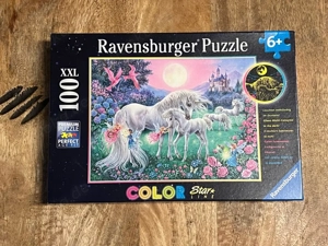 Ravensburger Einhörner Color Star Line 100XXL Puzzle