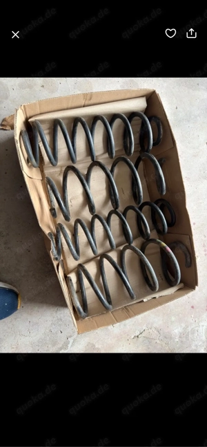 original vw Touran 1T3 Fahrwerksfedern Spiralfedern