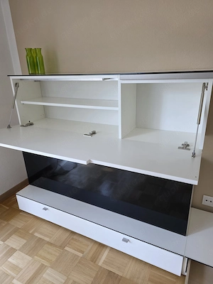 Wohnwand Wohnzimmerschrank Anbauwand 300 cm breit, neuwertig Bild 3