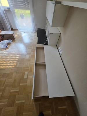 Wohnwand Wohnzimmerschrank Anbauwand 300 cm breit, neuwertig Bild 6