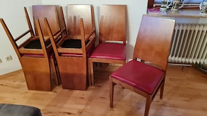 Holzstühle mit Polster