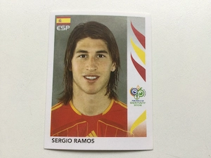 Panini FIFA Fußball WM Sticker Sergio Ramos 2006