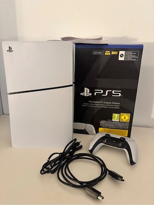 PS5 Digital Edition - wie neu - nur 1x benutzt - OVP + Rechnung