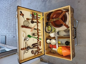 Camping, Besteckkoffer 