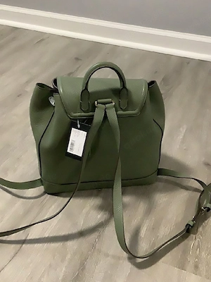 Kate Spade Leder Medium Flap Rucksack 