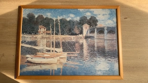 Bild von Claude Monet "Die Brücke von Argenteui"