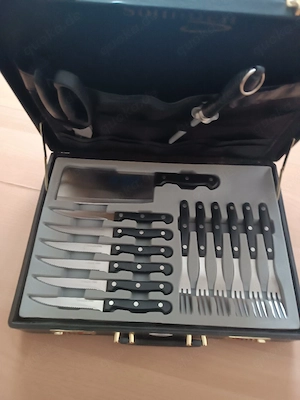 Solingen Messerkoffer 24-teilig   Edelstahl