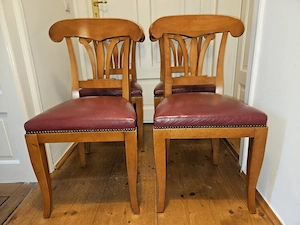 4 hochwertige Stühle Interdecor Design Valencia Spanien massiv TOP!